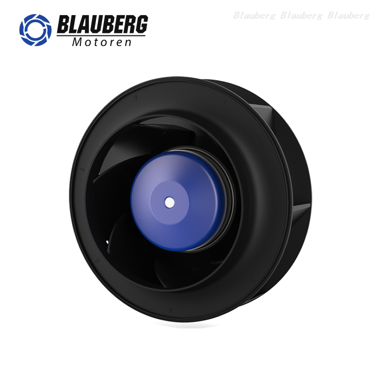 Blauberg 225mm dc electric motor backward curved blades centrifugal fan manufacturer for hvac